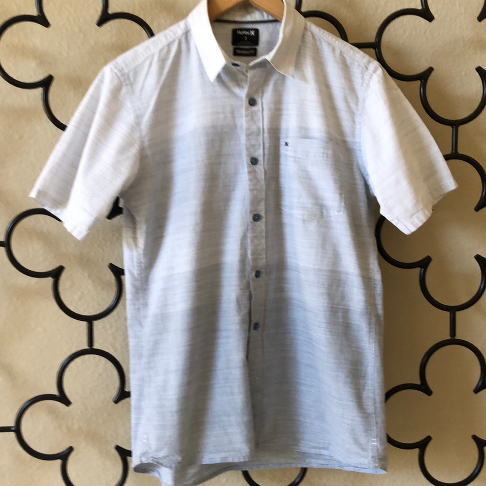 Hurley Men's Short Sleeve Shirt Size S Surf Skate Casual